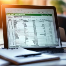 Simplify Payroll Management with the Hotel Staff Salary Preparation Table Excel Template